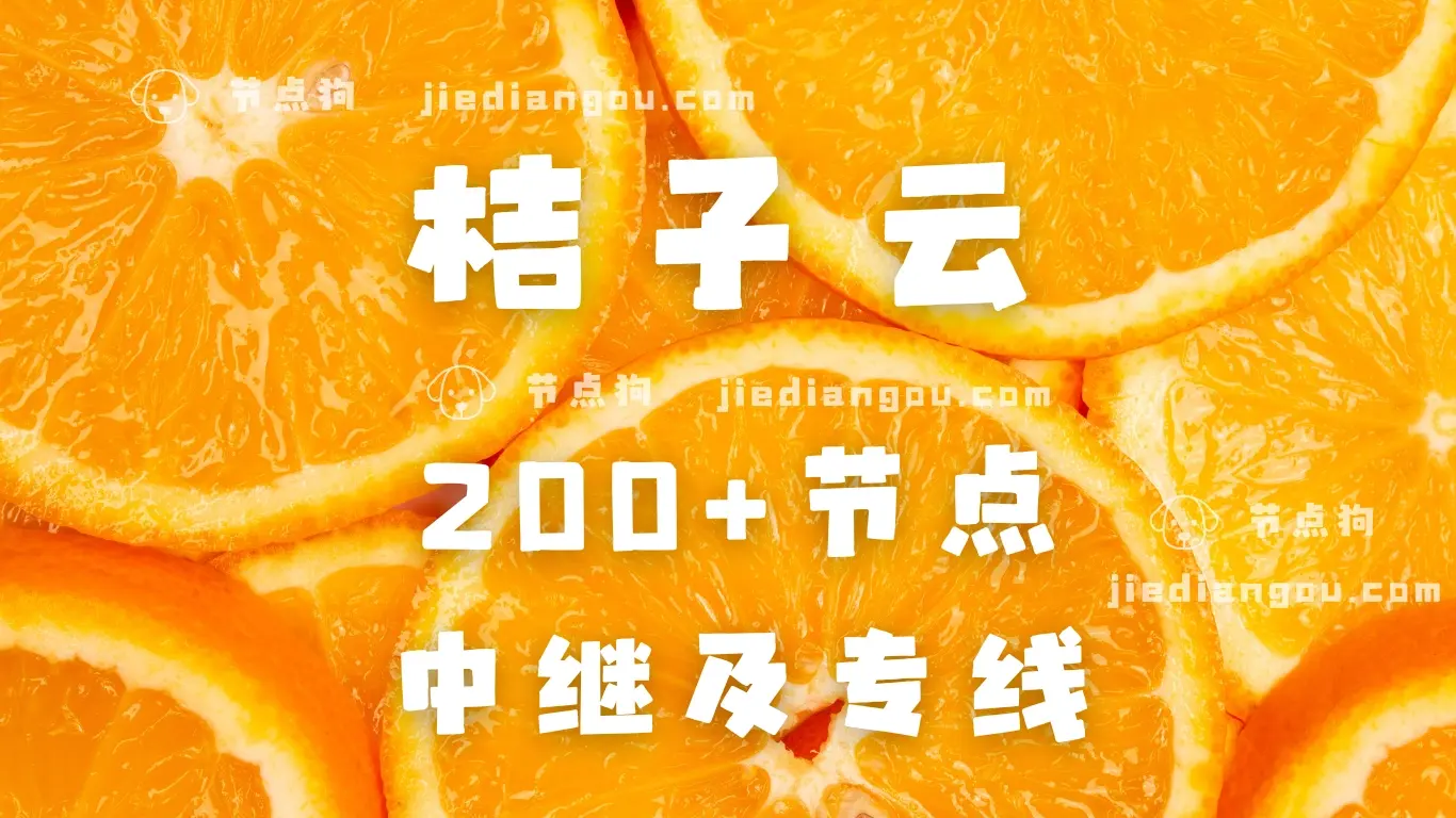 桔子云机场 全球海量节点 桔子云机场 全球海量节点